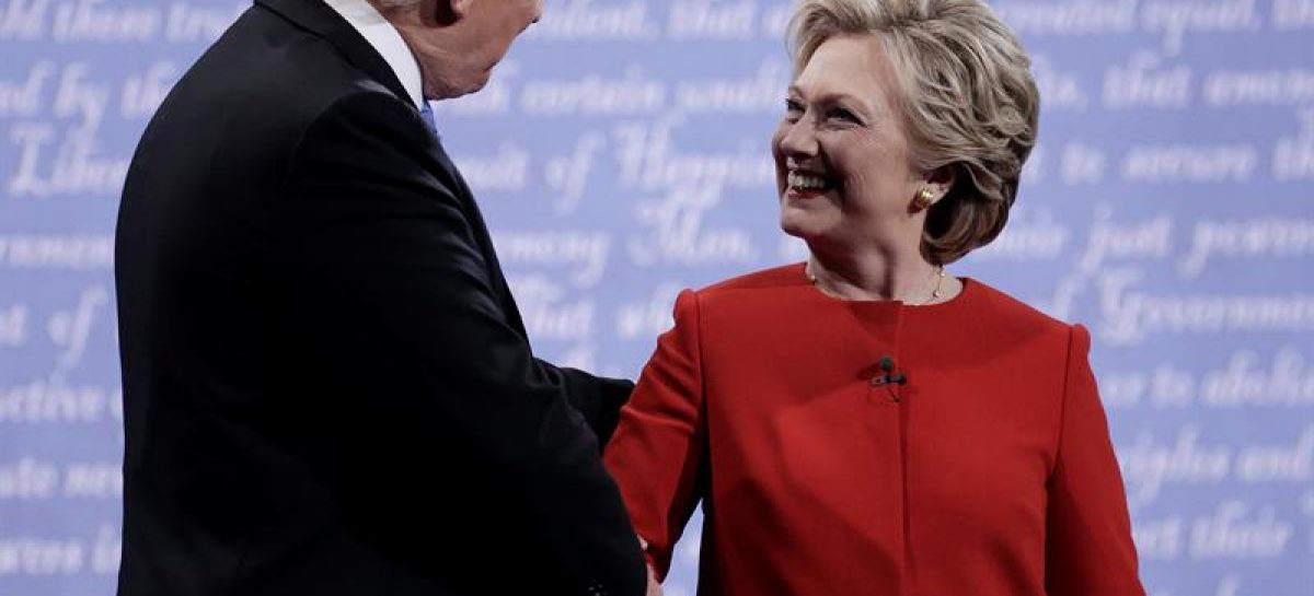 Clinton y Trump, intratables en su primer debate