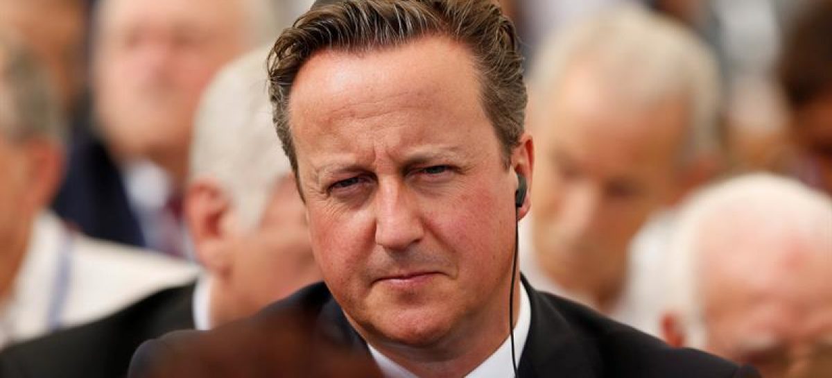 Ex primer ministro David Cameron revela su nuevo trabajo