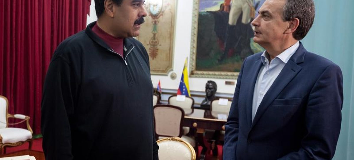 Maduro se reunió con Zapatero «para avanzar en el diálogo»