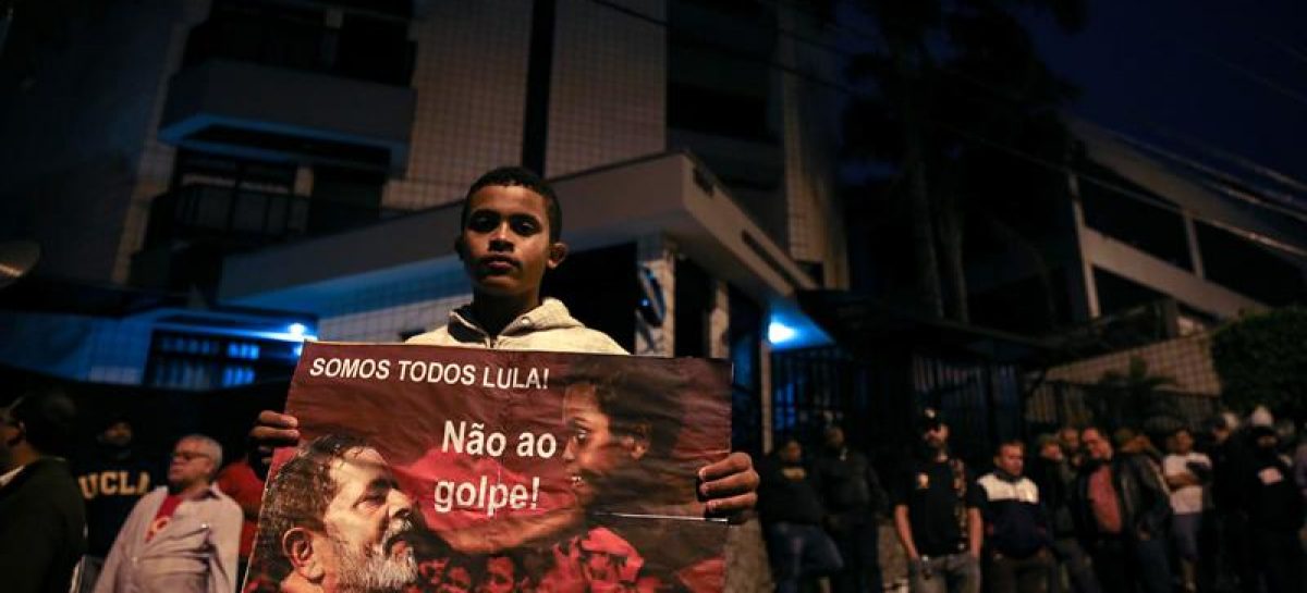 Militantes hacieron vigilia contra probable arresto de Lula