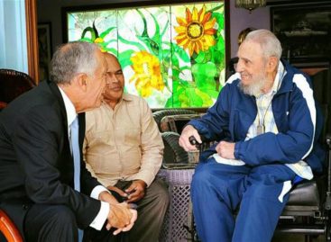 Presidente de Portugal visitó a Fidel Castro