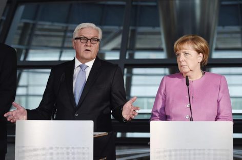 Merkel formalizó a Steinmeier como «candidato correcto» a la presidencia