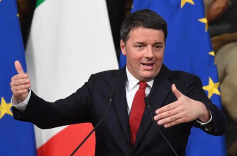 Renzi bajará impuestos y aunció aumento de pensiones para el 2017
