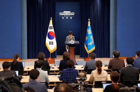 Presidenta surcoreana prometió dimitir por el caso «Rasputina»