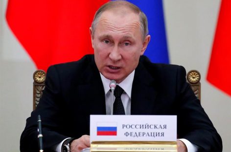 Putin inauguró gasoducto para suministrar gas a la península de Crimea