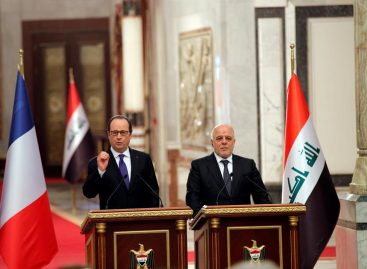 Hollande aseguró el apoyo de Francia a Irak en la lucha contra el EI