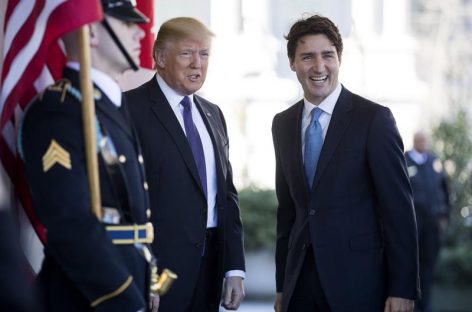 Trump recibió a Trudeau en la Casa Blanca para una jornada de reuniones