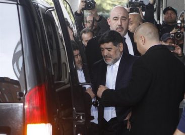 Maradona negó denuncia en su contra tras discusión con su pareja