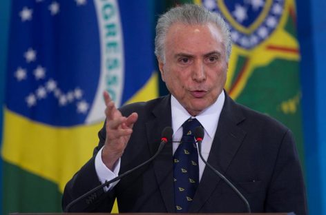 Michel Temer es el primer presidente en ejercicio de Brasil denunciado por corrupción