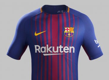 El FC Barcelona presentó su nueva camiseta para la próxima campaña