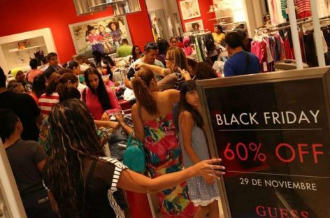 Habrá ventas de «viernes negro» en centros comerciales del país en septiembre
