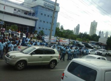 Trabajadores del IDAAN protestan contra eventual privatización