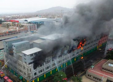 Autoridades de Perú declararon escena de crimen la galería incendiada