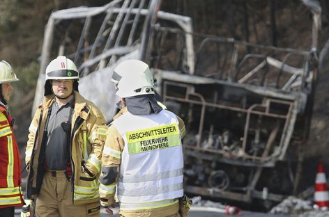 Policía alemana asumió como fallecidos a los 18 desaparecidos en accidente