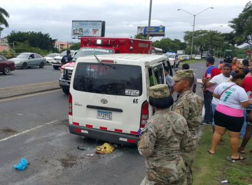 Colisión múltiple en límite de El Chorrillo dejó 21 heridos