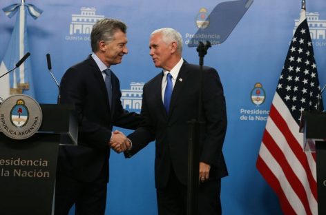 Argentina y Estados Unidos consideran vías pacíficas para superar crisis venezolana