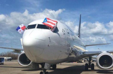 Copa Airlines trasladó a Puerto Rico más de 6,3 toneladas de ayuda humanitaria