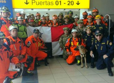 Rescatistas panameños viajan a México para apoyar tras sismo