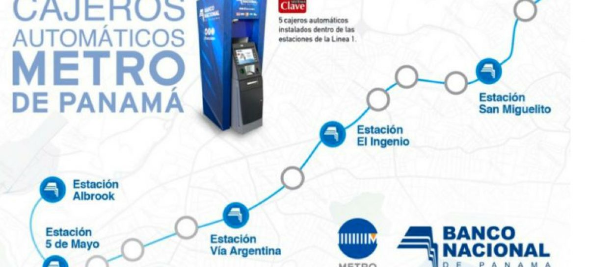 Incrementan red de cajeros automáticos en el Metro de Panamá