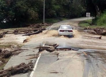 Lluvias causaron hundimiento y deslizamiento de carreteras en Chiriquí
