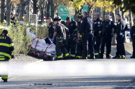 Ocho personas murieron atropelladas tras atentado en Manhattan