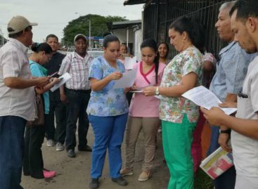 Técnicos auxiliares protestaron en la vía Interamericana