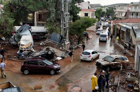 Grecia busca a seis desaparecidos tras las inundaciones del miércoles