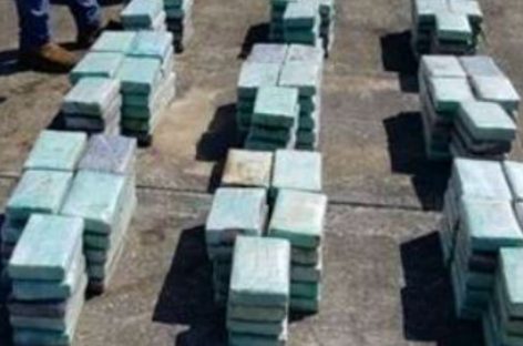 Decomisan 215 kilos de cocaína del «Clan del Golfo» cerca de Isla Grande