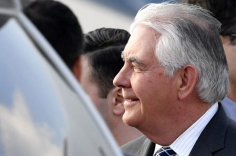 Tillerson visitará Colombia con una agenda marcada por el combate a la coca