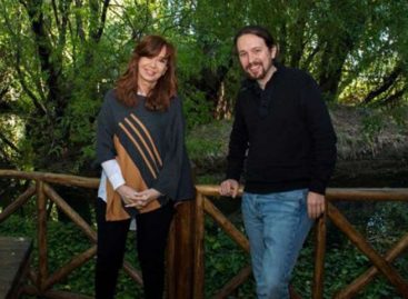 Cristina Fernández se reunió con Pablo Iglesias en Argentina