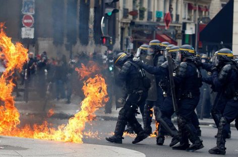 El Primero de Mayo terminó con disturbios en París