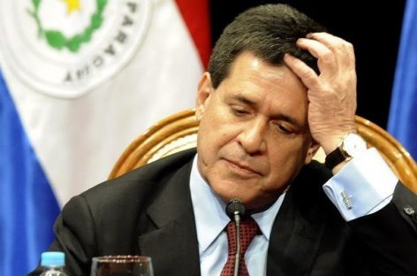 Presidente de Paraguay Horacio Cartes presentó su renuncia
