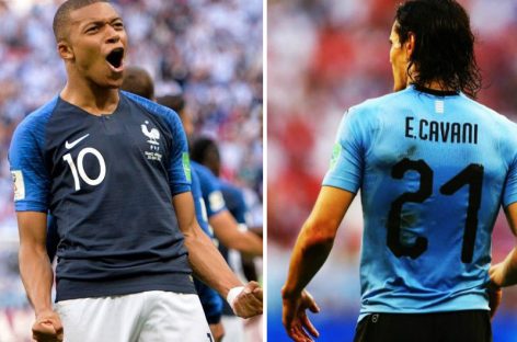 Francia y Uruguay son los primeros clasificados a los Cuartos de Final