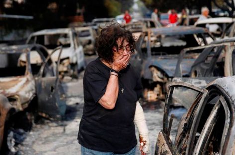 Tsipras decretó 3 días de luto tras incendios masivos en Grecia