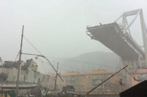 Derrumbe de viaducto en Génova causa 11 muertos