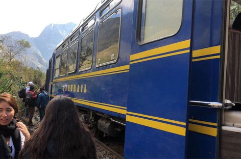 Choque de trenes en Machu Picchu dejó al menos dos heridos