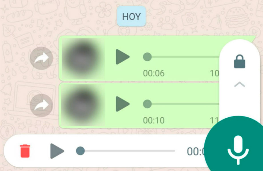 El truco de WhatsApp para oÃ­r mensajes de voz antes de enviarlos ...