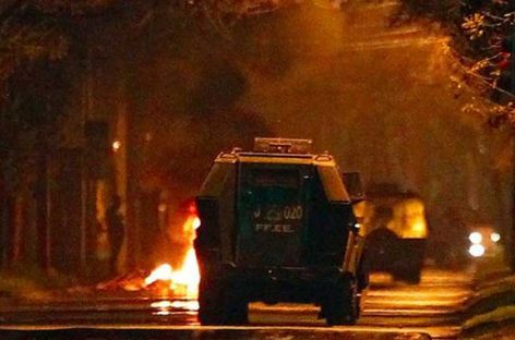 Heridos en Chile 4 policías y 18 detenidos en disturbios aniversario golpe
