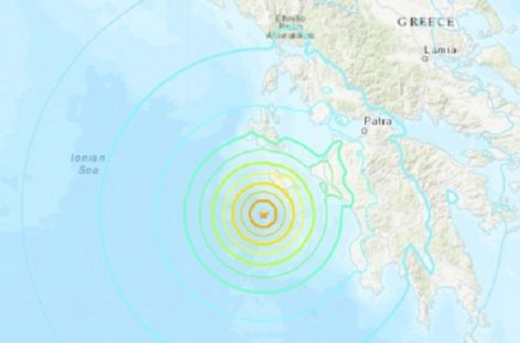 Terremoto de magnitud 6,8 sacudió la costa de Grecia