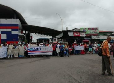 Sindicalistas de Costa Rica vuelven a cerrar frontera con Panamá