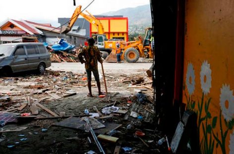 Indonesia suma ya 2.010 muertes tras el terremoto en la isla de Célebes