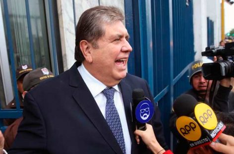 Expresidente peruano Alan García solicitó asilo político a Uruguay