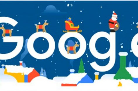 Google celebra la Navidad con su doodle y Santa