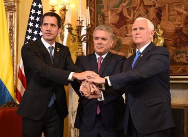 Juan Guaidó, Iván Duque y Mike Pence se reunieron en Bogotá