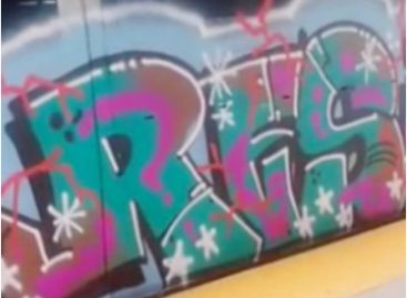 Video de tren del Metro de Panamá pintado con grafiti se hizo viral