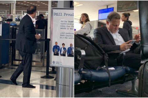 Circulan imágenes de expresidente Varela en un aeropuerto internacional (+Fotos)
