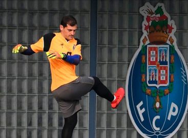 Iker Casillas volvió a entrenar con el Oporto