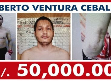 Sube a 50 mil dólares la recompensa a quien ayude con información para recapturar a Ventura Ceballos