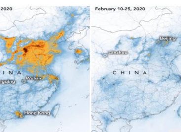 NASA revela que la contaminación cayó en China por el coronavirus