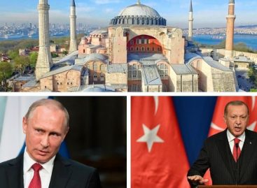 Putin traslada a Erdogan descontento por reconversión de Santa Sofía